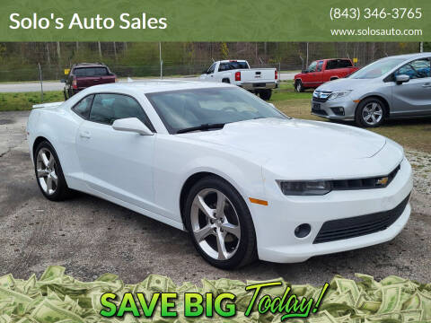 2015 Chevrolet Camaro for sale at Solo's Auto Sales in Timmonsville SC