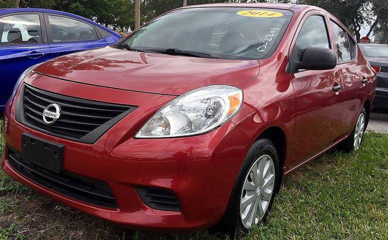 2014 Nissan Versa for sale at DAN'S DEALS ON WHEELS AUTO SALES, INC. in Davie FL