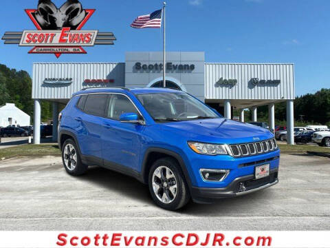 2021 Jeep Compass for sale at SCOTT EVANS CHRYSLER DODGE in Carrollton GA