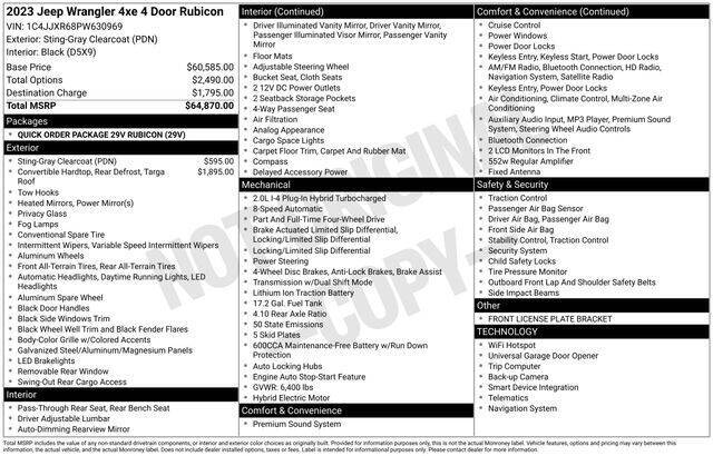 2023 Jeep Wrangler Rubicon 4xe
