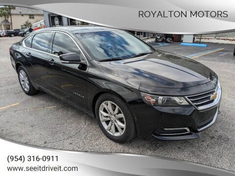 2019 Chevrolet Impala for sale at ROYALTON MOTORS in Plantation FL