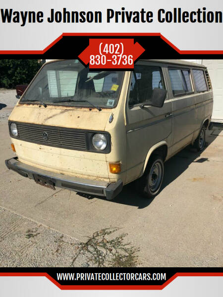 1981 Volkswagen Vanagon for sale at Wayne Johnson Private Collection in Shenandoah IA