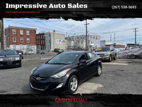 2013 Hyundai Elantra for sale at Impressive Auto Sales in Philadelphia PA