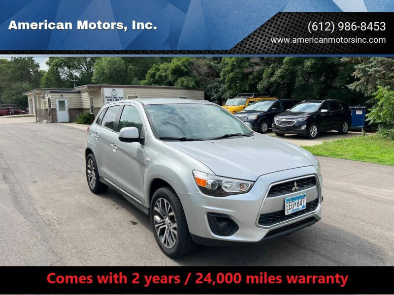 2015 Mitsubishi Outlander Sport for sale at AMERICAN MOTORS, INC. in Farmington MN