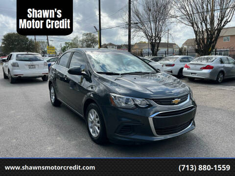 2018 Chevrolet Sonic for sale at Shawn's Motor Credit in Houston TX