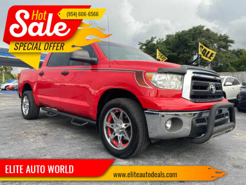 2010 Toyota Tundra for sale at ELITE AUTO WORLD in Fort Lauderdale FL