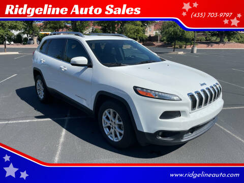 2015 Jeep Cherokee for sale at Ridgeline Auto Sales in Saint George UT