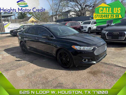 2016 Ford Fusion for sale at Heights Motor Credit in Houston TX