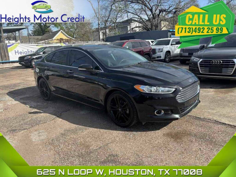 2016 Ford Fusion for sale at Heights Motor Credit in Houston TX