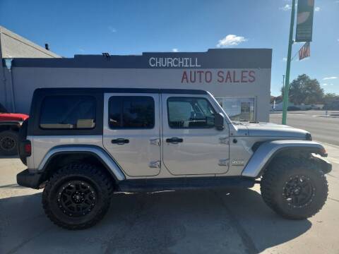 2020 Jeep Wrangler Unlimited for sale at CHURCHILL AUTO SALES in Fallon NV