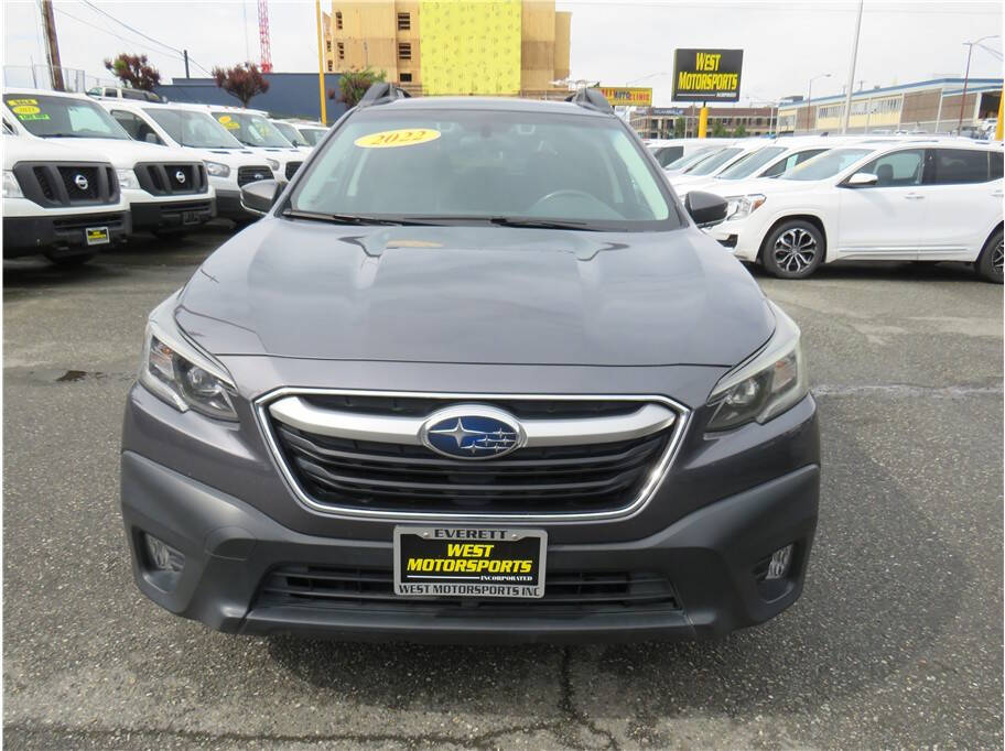 Gray 2022 Subaru Outback Premium AWD Premium 4dr Crossover 2