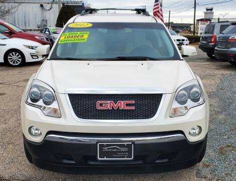 2012 GMC Acadia for sale at Cape Cod Cars & Trucks in Hyannis MA