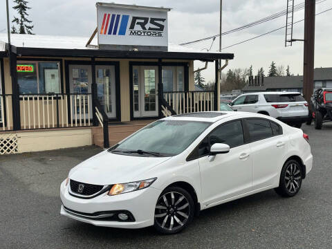 2015 Honda Civic for sale at RS Motors in Lynnwood WA