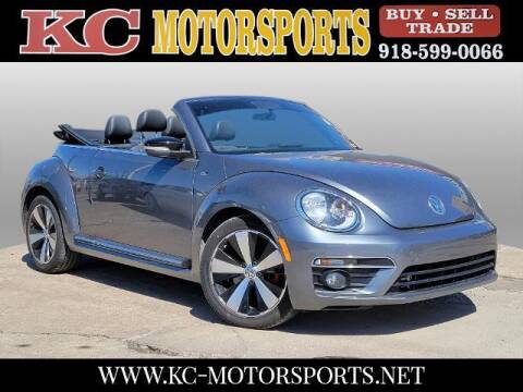 2015 Volkswagen Beetle Convertible for sale at KC MOTORSPORTS in Tulsa OK