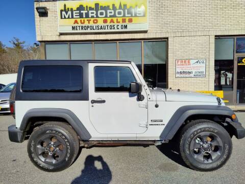 2017 Jeep Wrangler for sale at Metropolis Auto Sales in Pelham NH
