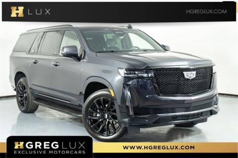 2022 Cadillac Escalade ESV for sale at HGREG LUX EXCLUSIVE MOTORCARS in Pompano Beach FL