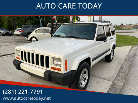 2001 Jeep Cherokee for sale at AUTO CARE TODAY in Spring TX