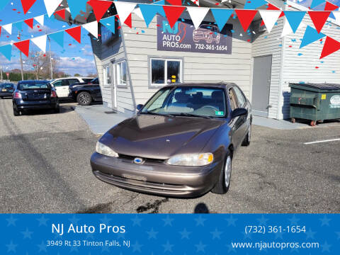 2000 Chevrolet Prizm for sale at NJ Auto Pros in Tinton Falls NJ