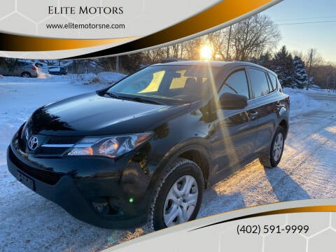 2013 Toyota RAV4 for sale at Elite Motors in Bellevue NE