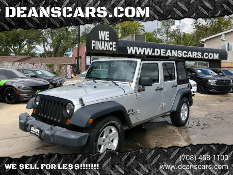 2008 Jeep Wrangler Unlimited for sale at DEANSCARS.COM in Bridgeview IL