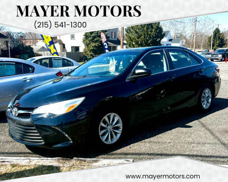 2015 Toyota Camry for sale at Mayer Motors in Pennsburg PA