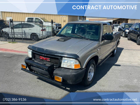 2001 GMC Sonoma for sale at CONTRACT AUTOMOTIVE in Las Vegas NV