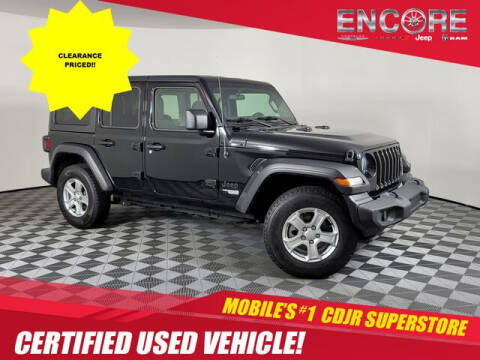 2021 Jeep Wrangler Unlimited for sale at PHIL SMITH AUTOMOTIVE GROUP - Encore Chrysler Dodge Jeep Ram in Mobile AL