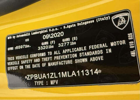 2021 Lamborghini Urus