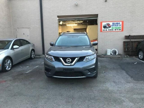 2016 Nissan Rogue for sale at Reliable Auto Sales in Plano TX