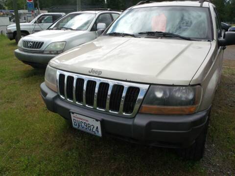 2001 Jeep Grand Cherokee for sale at Sun Auto RV and Marine Sales, Inc. in Shelton WA