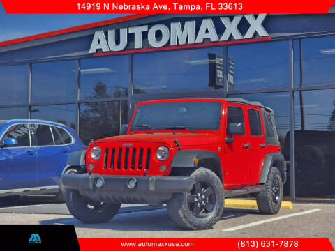 2015 Jeep Wrangler Unlimited for sale at Automaxx in Tampa FL