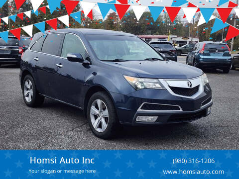 2012 Acura MDX for sale at Homsi Auto Inc in Kannapolis NC