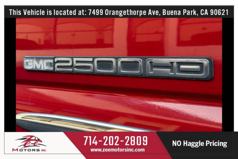 2001 GMC Sierra 2500HD