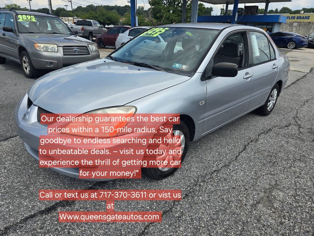 2004 Mitsubishi Lancer for sale at QUEENSGATE AUTO SALES in York, PA