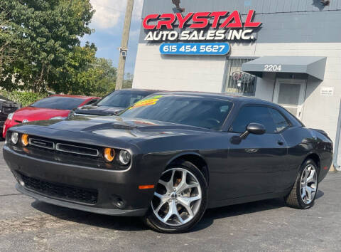 2016 Dodge Challenger for sale at Crystal Auto Sales Inc in Nashville TN