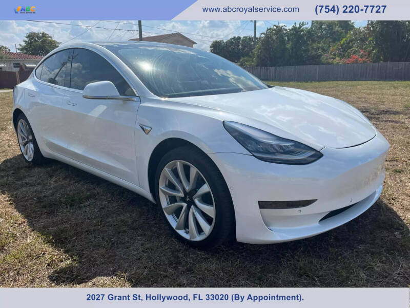 2019 Tesla Model 3 for sale at ABC ONLINE CAR WHOLESALE in Hollywood FL