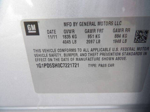 2012 Chevrolet Cruze LS