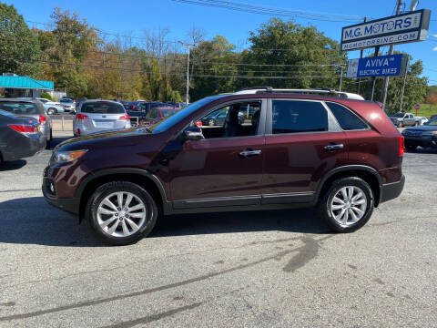 2011 Kia Sorento for sale at M G Motors in Johnston RI