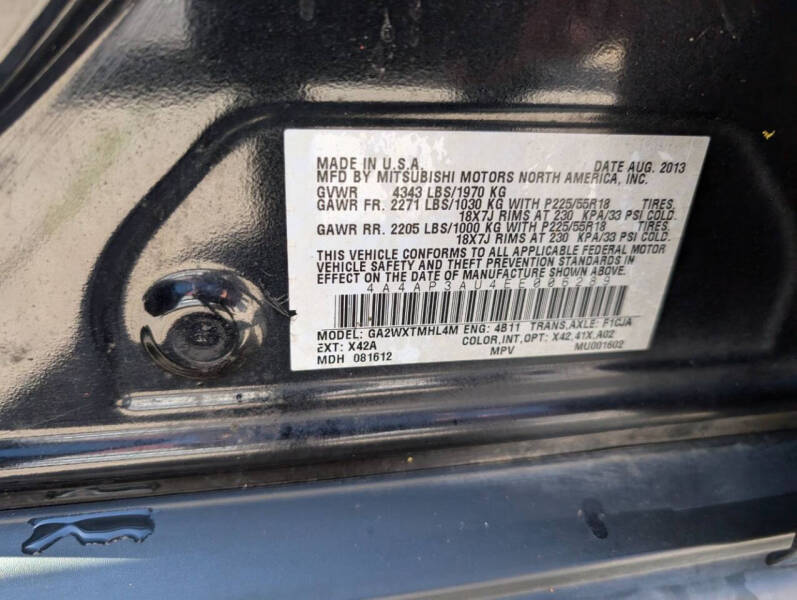 2014 Mitsubishi Outlander Sport