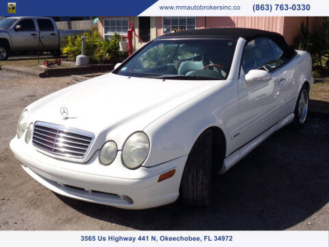 2002 Mercedes-Benz CLK for sale at M & M AUTO BROKERS INC in Okeechobee FL