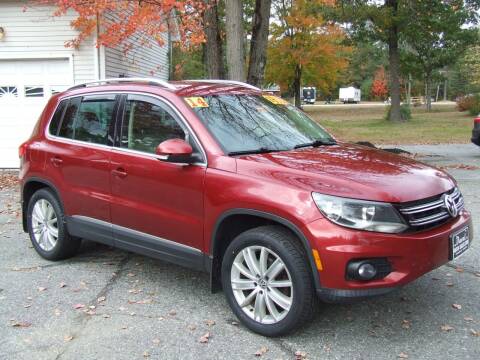 2014 Volkswagen Tiguan for sale at DUVAL AUTO SALES in Turner ME