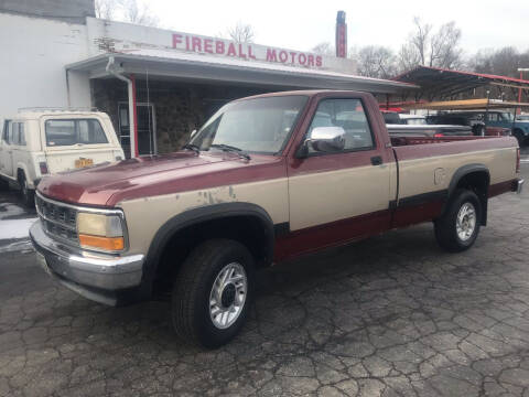 1992 Dodge Dakota for sale at FIREBALL MOTORS LLC in Lowellville OH