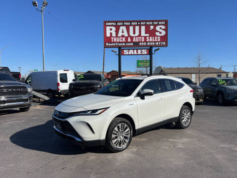 2021 Toyota Venza for sale at RAUL'S TRUCK & AUTO SALES, INC in Oklahoma City OK
