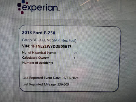 2013 Ford E-Series E-250