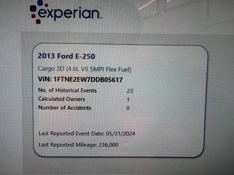 2013 Ford E-Series E-250