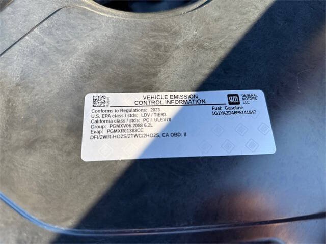 2023 Chevrolet Corvette Stingray