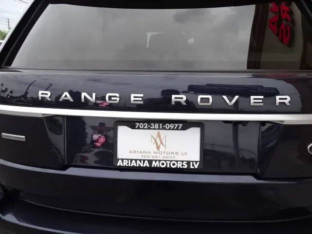 2018 Land Rover Range Rover Supercharged