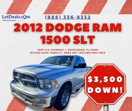 2012 RAM Ram Pickup 1500 for sale at Lot Dealz in Rockledge FL