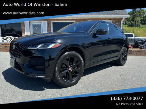 2021 Jaguar F-PACE for sale at Auto World Of Winston - Salem in Winston Salem NC