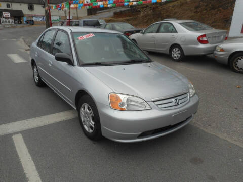 2002 Honda Civic for sale at Ricciardi Auto Sales in Waterbury CT